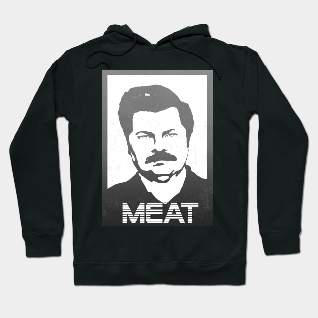 Meat Swanson Hoodie by kurticide